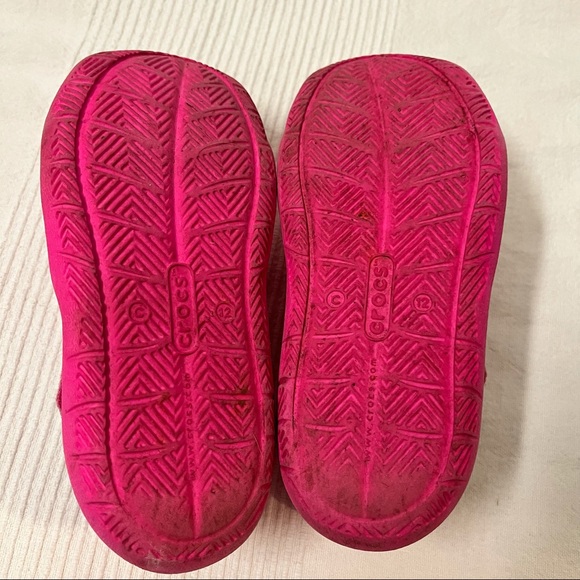 Crocs Swiftwater Wave 204021-676 Pink Clogs, size child toddler youth girls 12 - Picture 4 of 6